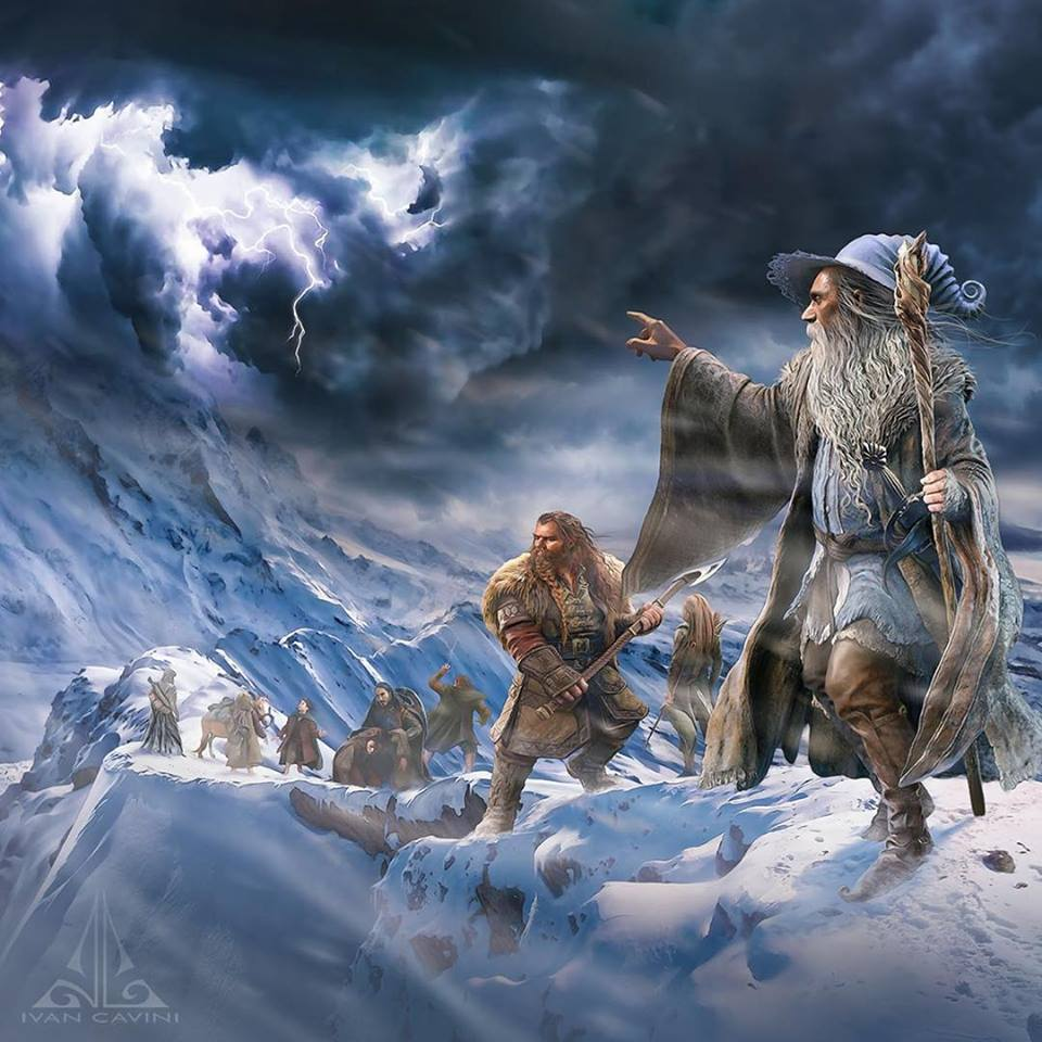 Caradhras Pass aka Redhorn Pass, Redhorn Gate and Dimrill Stair in LOTR