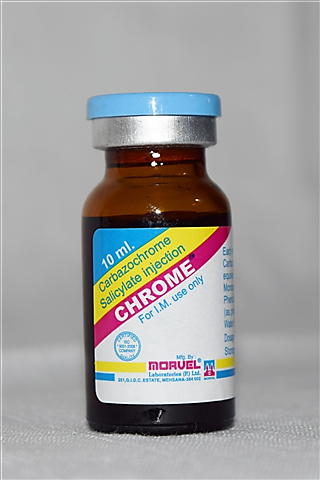 Carbazochrome is an antihemorrhagic or hemostatic agent