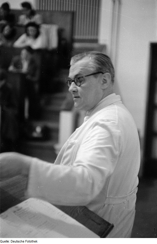 Erwin Gohrbandt, one of the first surgeons to perform sex reassignment surgery and vice president of the Berlin regional association of the German Red Cross