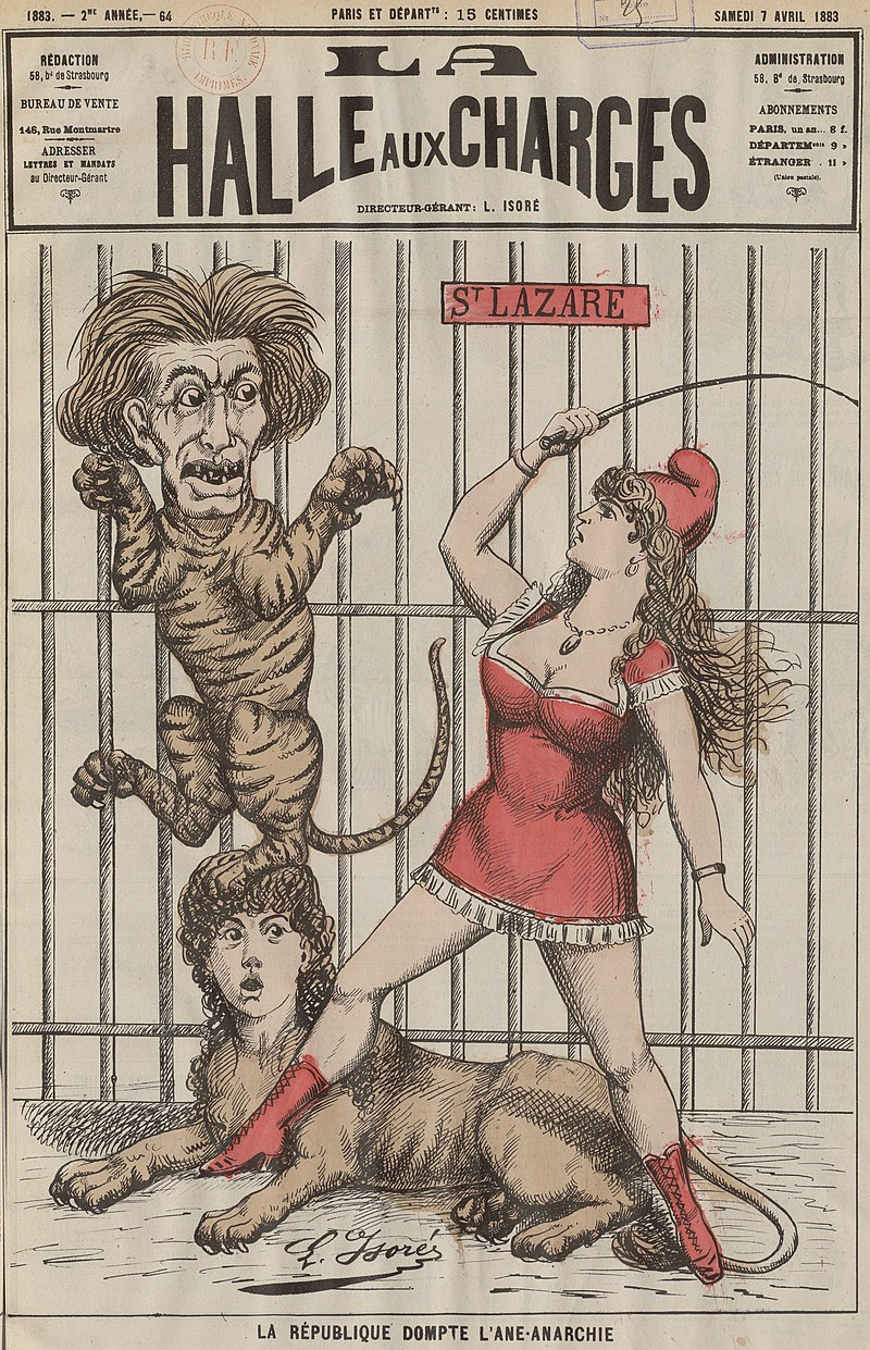 Saint-Lazare Prison was originally a leprosarium and then a prison and then a hospital now marked by the Church of Saint-Vincent-de-Paul