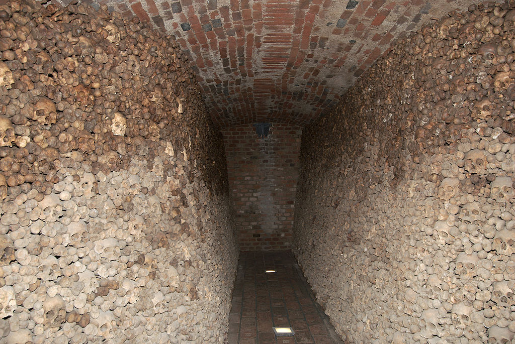 Brno Ossuary holds the remains of over 50 thousand people