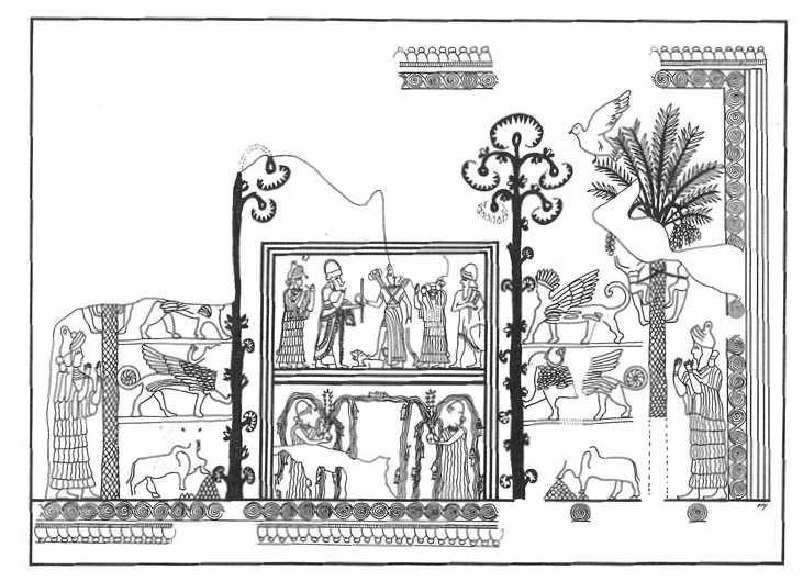 Doves are shown on cult objects associated with Inanna as early as the beginning of the third millennium BC