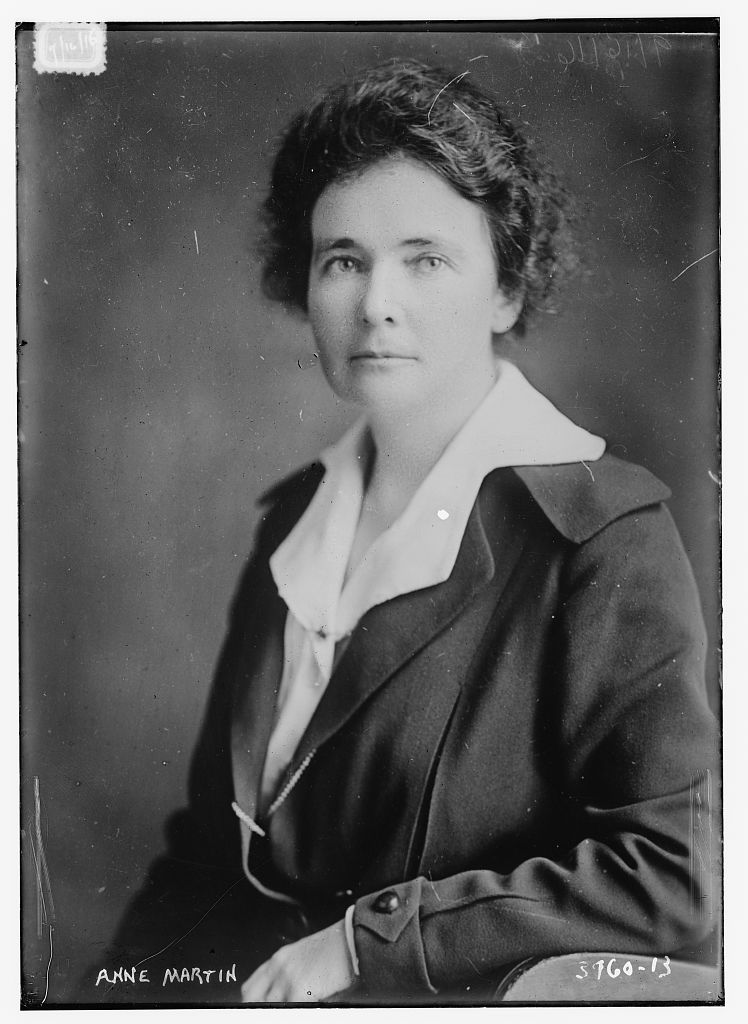 Anne Henrietta Martin (1875 – 1951) was the first woman to run for the United States Senate